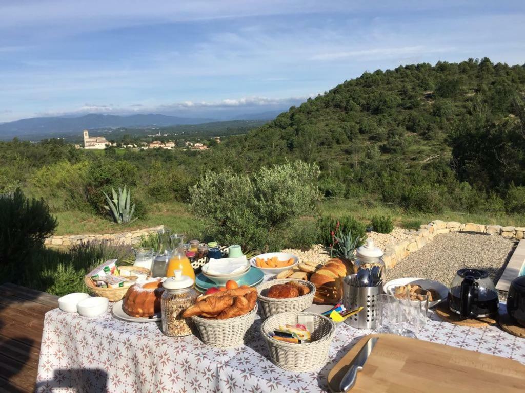 그로스피에르 Les Agaves Piscine Panoramique Vue Exceptionnelle B&B 외부 사진